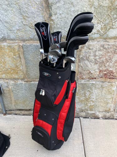 Men's Founders Club with bag (Full Set) Right-Handed Regular Flex 12 Pieces (Used)