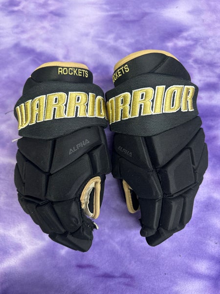 Black Senior Warrior Alpha Pro Gloves 13" (Used)