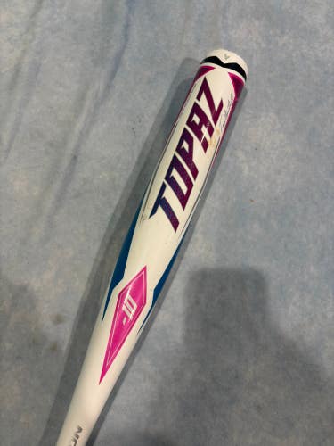 2022 Easton Topaz Alloy Bat (-10) Alloy 19 oz 29" (Used)