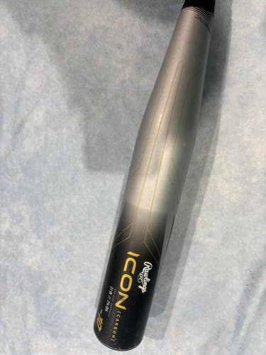 2024 Rawlings Icon Composite Bat USSSA Certified (-10) Composite 21 oz 31" (Used)