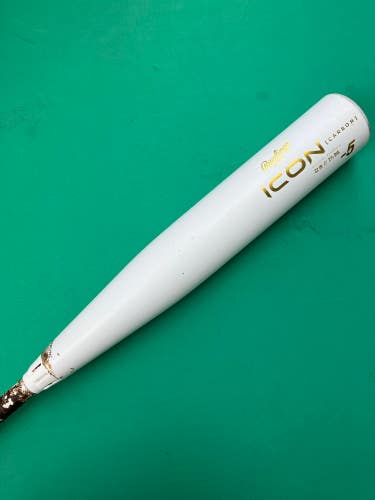 2024 Rawlings Icon Composite Bat USSSA Certified (-5) Composite 27 oz 32" (Used)