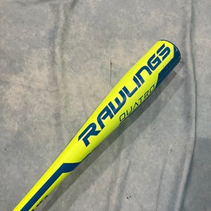 2018 Rawlings Quatro Alloy Bat USABat Certified (-11) Alloy 15 oz 26" (Used)