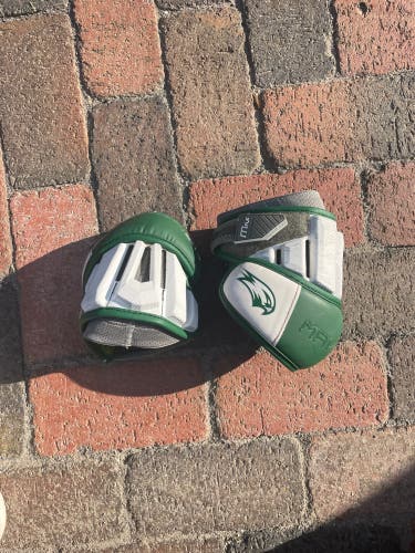 Maverik Max Elbow Pads - White & Green (Retail: $65)