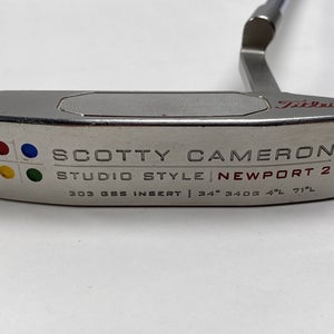 Scotty Cameron Studio Style Newport 2 Putter 34" Mens RH