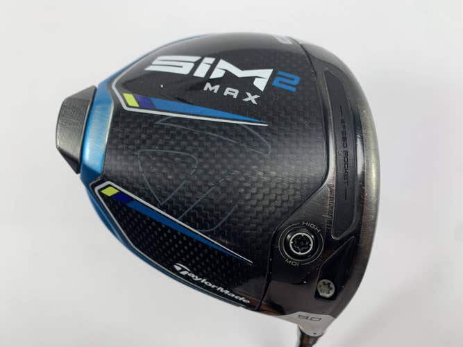 TaylorMade SIM2 MAX Driver 9* Project X HZRDUS 6.0 70g Stiff Graphite Mens RH