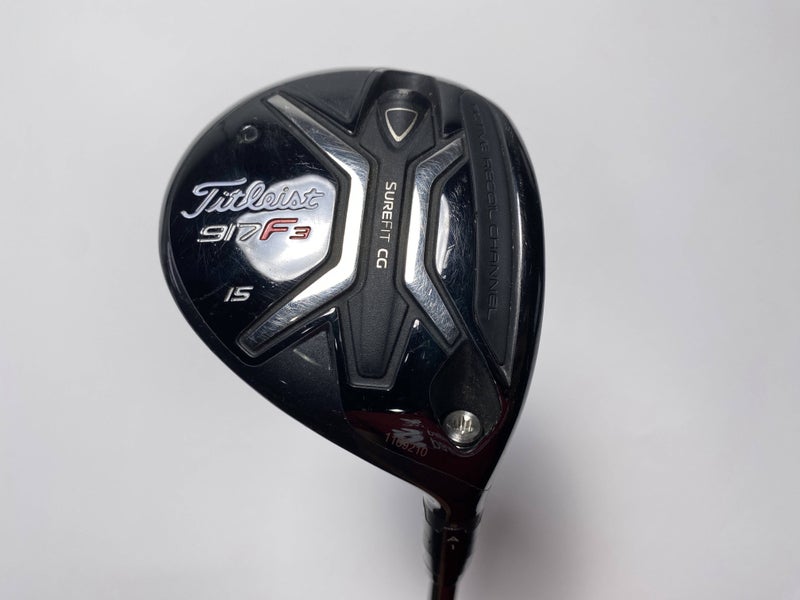 Titleist 917 F3 3 Fairway Wood 15* Aldila Rogue max 75g Stiff Graphite Mens RH