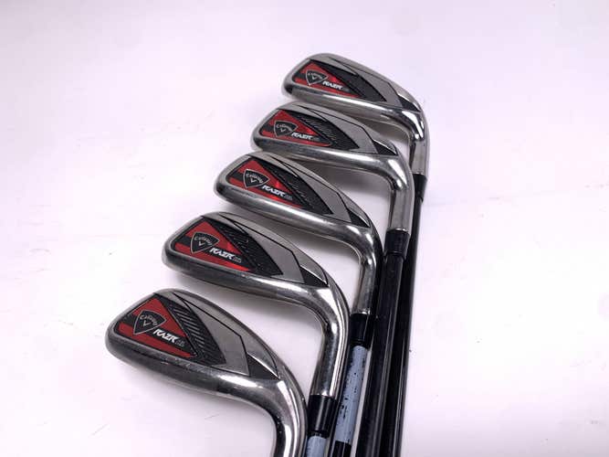 Callaway Razr HL Iron Set 7-PW+AW Senior Graphite Mens RH