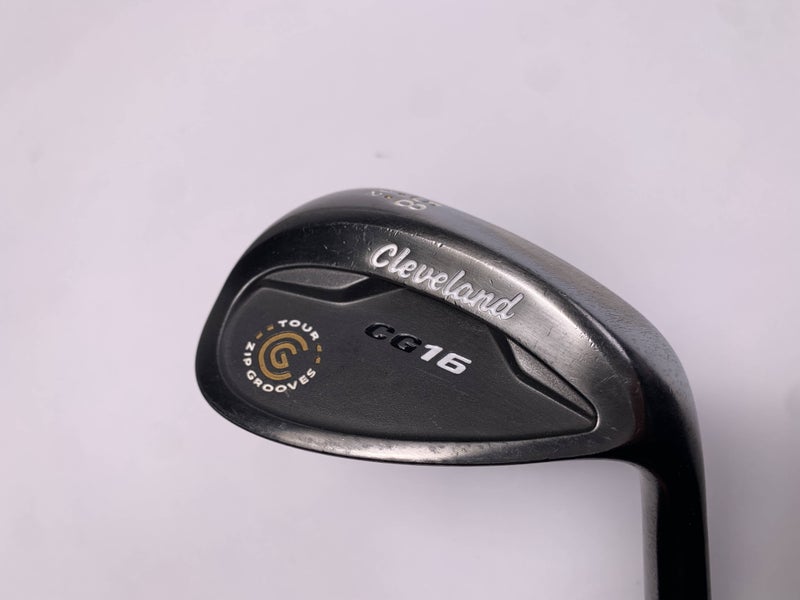 Cleveland CG16 Black Pearl Wedge 58* 12 Bounce Traction Wedge Steel Mens RH