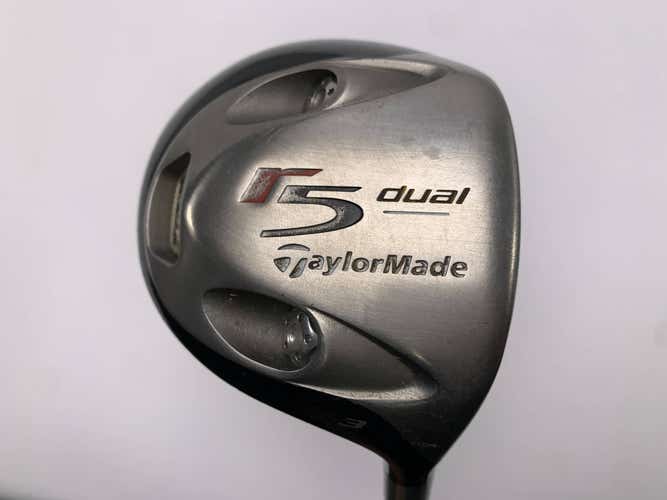 TaylorMade R5 Dual 3 Fairway Wood 15* MAS2 55g Stiff Graphite Mens RH