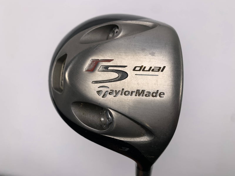 TaylorMade R5 Dual 3 Fairway Wood 15* MAS2 55g Stiff Graphite Mens RH