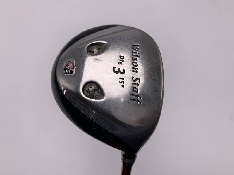 Wilson Staff DF6 3 Fairway Wood 15* Aldila NVS-DL 75g Stiff Graphite Mens RH