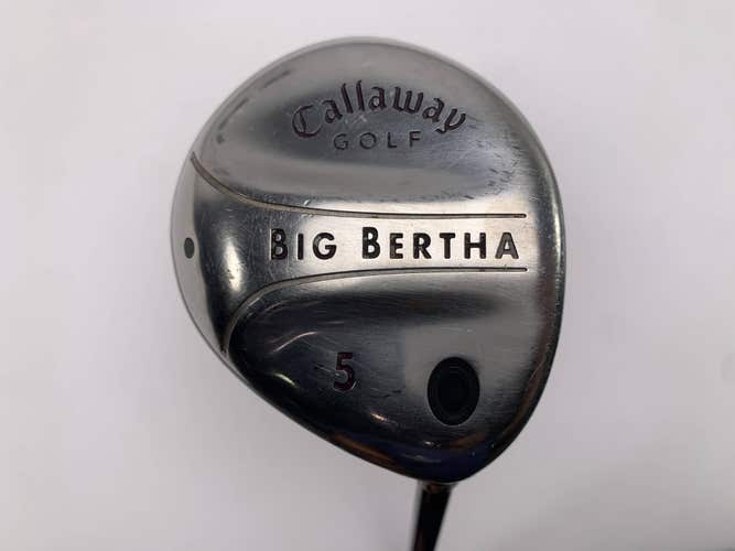 Callaway Big Bertha 2004 5 Fairway Wood 18* Gems 55 55g Ladies RH Oversize Grip