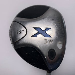Callaway X 3 Fairway Wood 15* Fujikura 65g Stiff Graphite Mens RH
