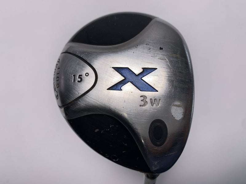 Callaway X 3 Fairway Wood 15* Fujikura 65g Stiff Graphite Mens RH