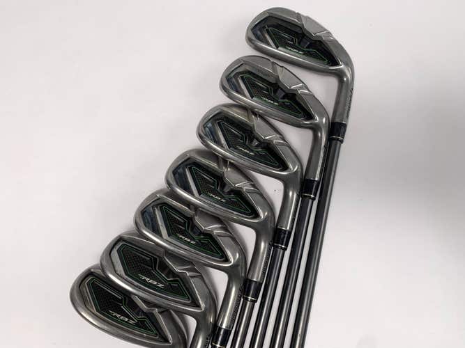 TaylorMade RocketBallz Iron Set 6-PW+GW+LW 65g Regular Graphite Mens RH