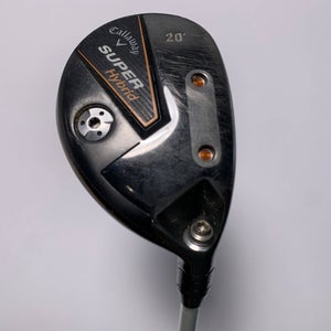 Callaway Super 3 Hybrid 20* Aldila Rogue 110 MSi 85g Stiff RH Midsize Grip