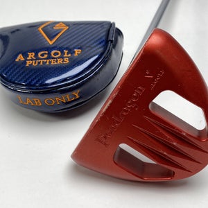 ARGOLF Pendragon Colored Edition Red Putter 35" SuperStroke Flatso 2.0 RH W/HC