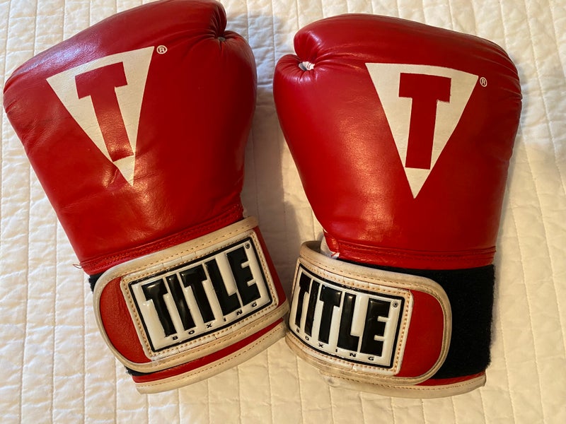 Title Boxing Gloves (Red) - 12oz