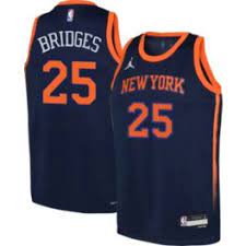 Mikael Bridges #25 Replica NYK Knicks Jersey - Navy