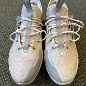 White Men's Size M 11.0 (W 12.0) Nike Low Top Force Zoom Trout 9 Elite (Used)