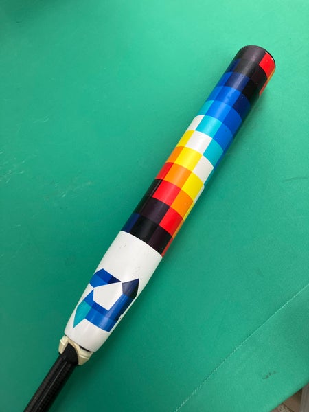 White 2023 DeMarini Prism+ Composite Bat (-10) Composite 23 oz 33" (Used)
