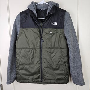 The North Face Boys Gordon Lyons Hoodie Varsity Vest Jacket Size: L 14-16