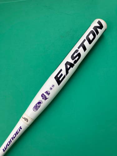 White 2019 Easton Wonder Composite Bat (-12) Composite 19 oz 31" (Used)
