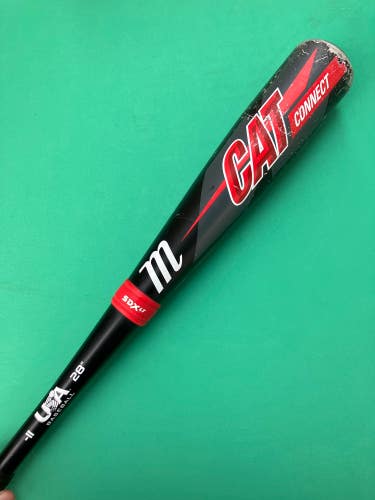 2023 Marucci CAT Connect Hybrid Bat USABat Certified (-11) Hybrid 17 oz 28" (Used)