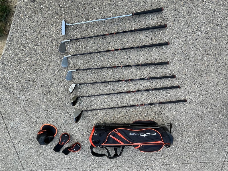 Junior Cobra King Jr Left Hand Clubs (Full Set) Junior 7 Pieces (Used)