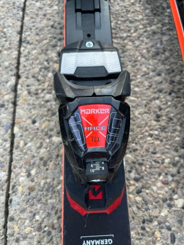Kid's Volkl 151 cm Racing Racetiger GS Skis With Bindings (Used)
