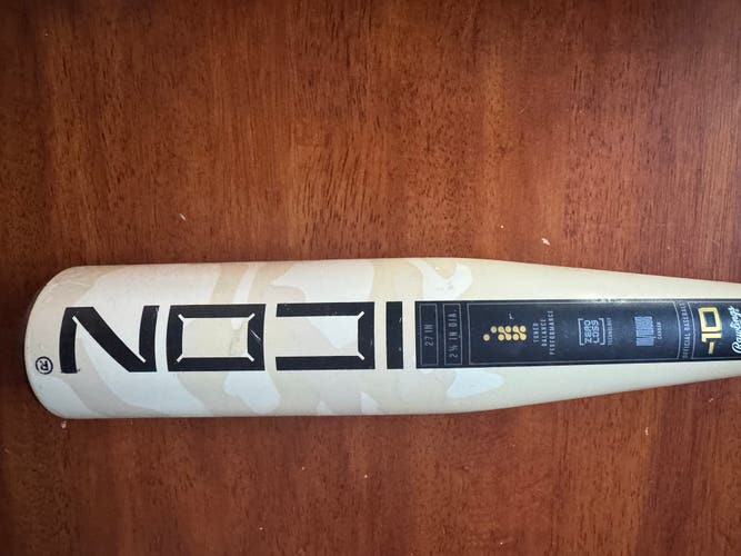 2025 Rawlings Icon Composite USABat Certified Bat (-10) 17 oz 27" (Used)