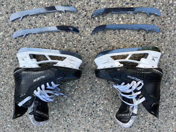 2024 Bauer Supreme Shadow Hockey Skates Narrow Width   Size 4.5 (Used)