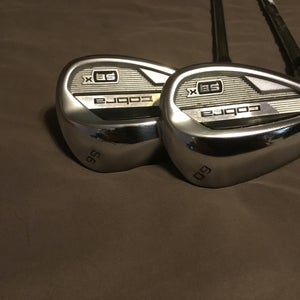 Men's Cobra 2023 KING SBx Left Hand Wedge Wedge Flex 56 and 60 Degree Steel Shaft (Used)