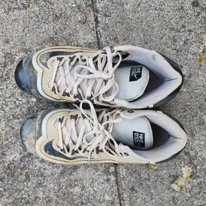 Gray Men's Size M 10.0 (W 11.0) Adult Nike High Top Huarache 2KFilth Baseball Molded Cleats (Used)