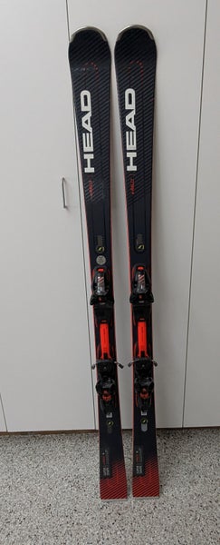 2022 All Mountain 170 cm HEAD Supershape e-rally Skis With Bindings Max Din 12 (Used)