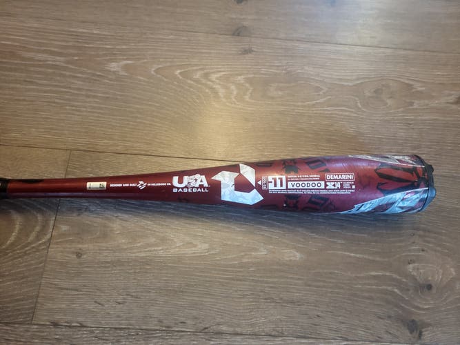2023 DeMarini Voodoo One Alloy USABat Certified Bat (-11) 27" (Used)