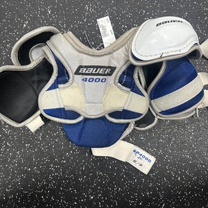 Used Bauer SP 4000 JR Youth Shoulder Pads SM 11849-S000016827