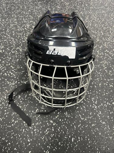 Used Bauer IMS 5.0 Helmet Cage Combo Black SM 11849-S000029227