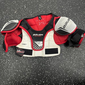 Used Bauer HOCKEY SHOULDER PADS Youth Shoulder Pads SM 11849-S000010309