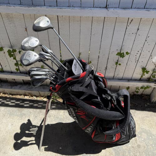 Callaway X14 Mens Right Handed Golf Club Complete Set W/ Brand New Stand Bag