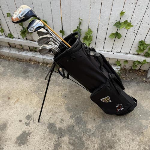 Ping Eye 2 Orange Dot Mens Right Handed Golf Club Complete Set With Robin Bag