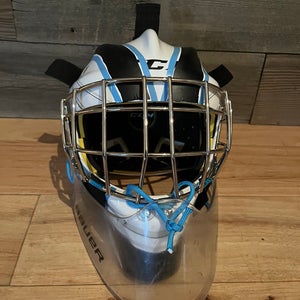 Youth CCM Axis 1.5 Team Goalie Mask With Bauer Dangler