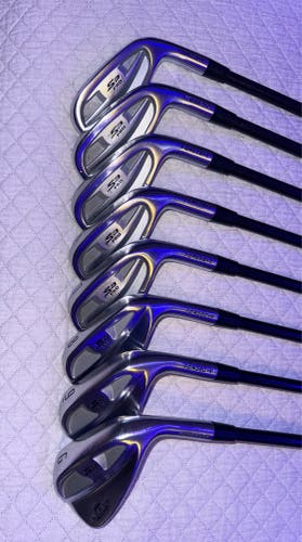 Men's Cobra Cobra S3 Pro Forged Right Handed Iron Set Regular Flex 8 Pieces Graphite Shaft (Used)