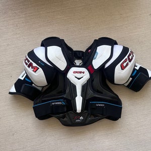 Large Junior CCM Jetspeed FT6 Pro Shoulder Pads (Used)