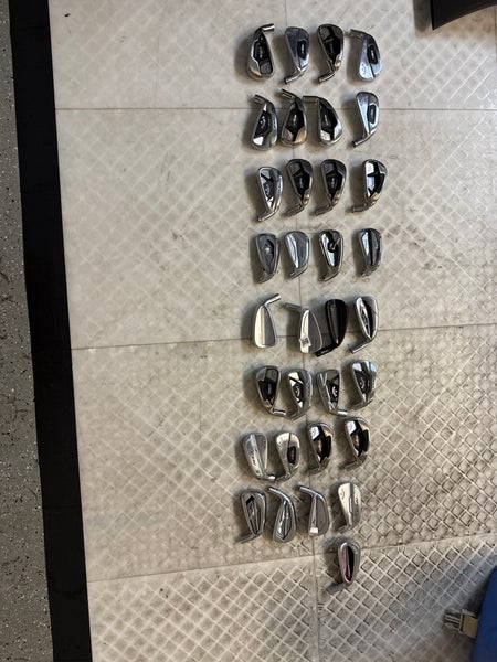 Lot 33 Golf Demo 7 Iron Heads Left/right Titleist/Callaway/ Ping And Mixing