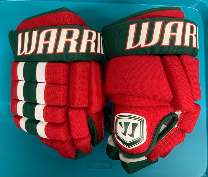 New Jersey Devils Retro MIC Warrior Franchise Gloves 14" Pro Stock (Used)