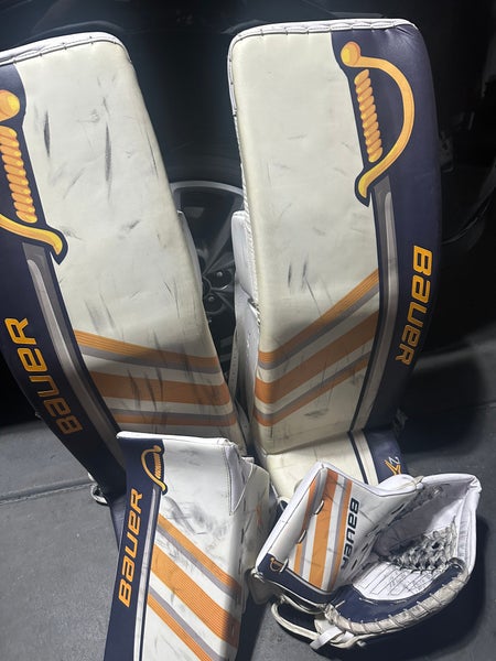 Linus Ullmark Buffalo Sabres Bauer Vapor 2X Pro Return Goalie Full Set (Used)