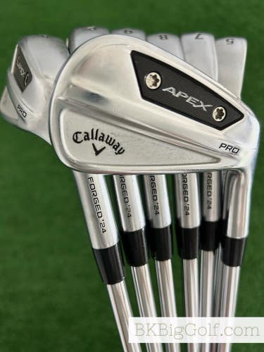 Callaway Apex Pro 24 Forged Iron Set 5-A / True Temper XP 95 Stiff