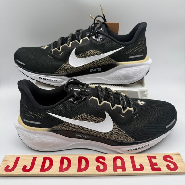 Nike Air Zoom Pegasus 41 NFL New Orleans Saints Shoes FZ5095-001 Men’s Sz 11  New
