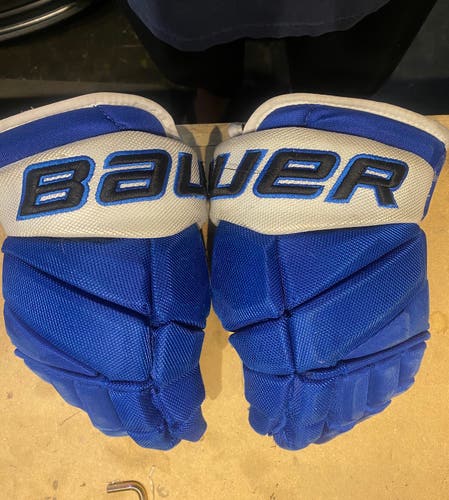 Bauer Vapor Pro Team gloves (Colorado Rampage AAA) - 13” / royal blue